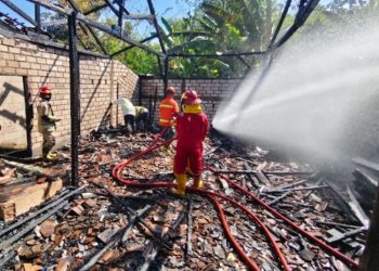 Diduga Lupa Matikan Tungku, Dapur Rumah Lansia di Pamotan Rembang Ludes Terbakar