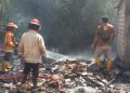Bakar Sampah Berujung Petaka, Warung di Kaliori Rembang Hangus Terbakar