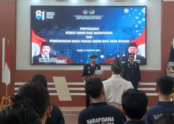 76 Warga Binaan Rutan Blora Terima Remisi HUT ke-81 RI, 2 Langsung Bebas