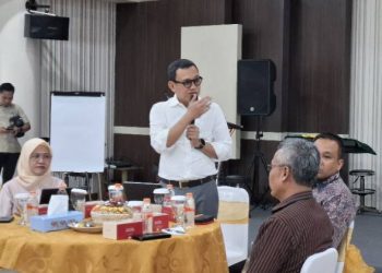 Kepala Barantin Abdul Kadir Karding dalam agenda pertemuan dengan pengusaha di Jateng.