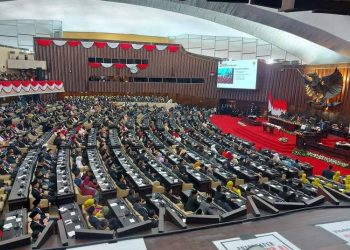 Ilustrasi: Rapat Paripurna DPR RI di Gedung Nusantara II, kompleks parlemen, Senayan, Jakarta. (Antara)