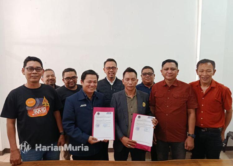 JMSI Babel Kerja Sama Kantor Hukum Sapta Qodria Muafi, Perkuat Perlindungan Hukum Pers - Harianmuria Jaringan Media Siber Indonesia (JMSI) Bangka Belitung bersama tim Kantor Hukum Sapta Qodria Muafi kerja sama jasa hukum perlindungan perusahaan perd di Pangkalpinang pada Rabu, 5 Agustus 2026. (dok for Harianmuria.com)
