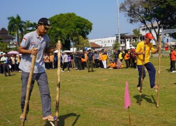 Lomba Tarik Tambang hingga Egrang Meriahkan HUT ke-81 RI di Jepara