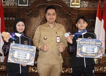 Bupati Jepara Beri Uang Saku Rp5 Juta ke Atlet Sepak Takraw Berprestasi di Asian Games