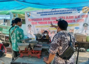 Lindungi Hak Konsumen, Pemkab Rembang Gelar Sidang Tera UTTP Milik Pedagang di 13 Pasar